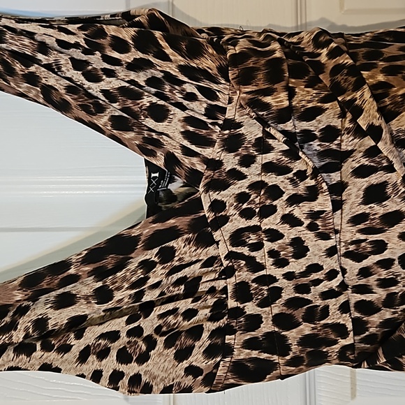 Excellent condition XXI Leopard print dress S - Picture 3 of 12